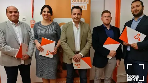 Nueva dirección local de Ciudadanos Lucena