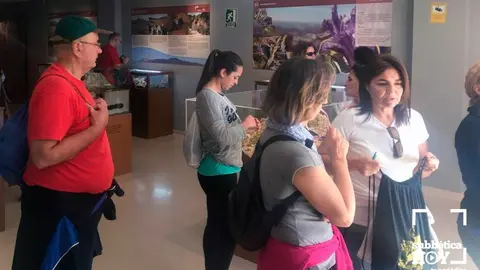 Visitantes del Club de Patrimonio en Cabra