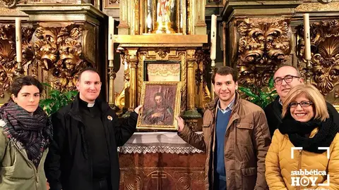 Cabra. Entrega cuadro restaurado San Juan de Dios