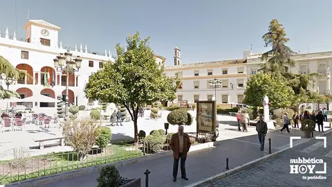 plaza constituci&oacute;n en Priego