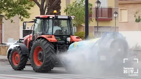  tractores desinfecci&oacute;n 
