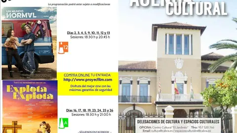 Cartel Agenda Cultural Cabra Octubre