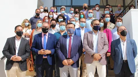 Mancomunidad de la Subb&eacute;tica Autoridades presentes en el acto