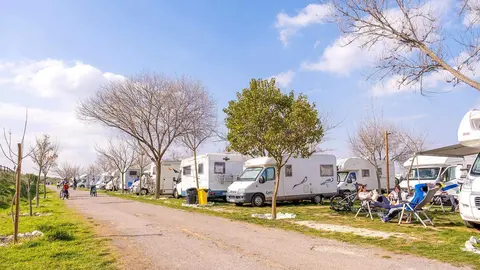 &Aacute;rea de autocaravanas de Do&ntilde;a Menc&iacute;a