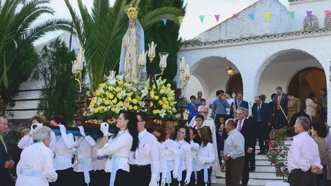 Procesi&oacute;n de la Virgen de F&aacute;tima en el Poblado de Algar. Archivo