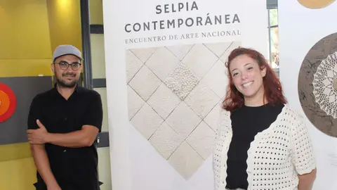 <p> Cisco Espinar y Roc&iacute;o Montes en la presentación de Selpia Contemporánea 2022 </p>