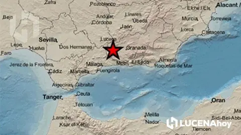 Mapa del Instituto Geográfico Nacional (IGN) sobre este seísmo 