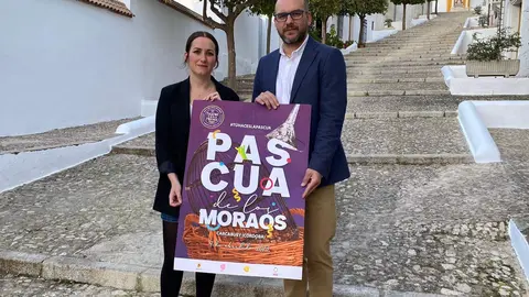 Cartel anunciador Pascua de los Moraos Carcabuey