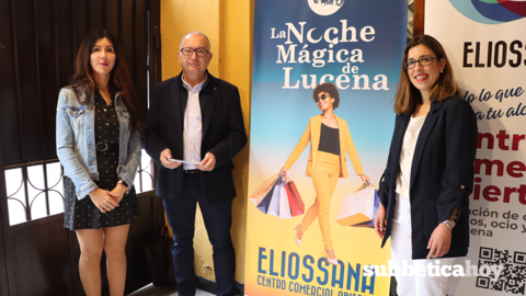 Un momento de la presentación de la campaña noche m&aacute;gica