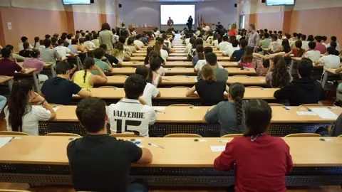 Pruebas de selectividad en una de las sedes cordobesas. Foto: EuropaPress