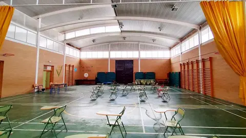 Gimnasio del IES Don Diego de Bernuy, en Benamej&iacute;