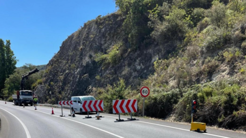 La carretera A-339, en Priego de C&oacute;rdoba