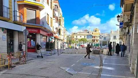 obras plaza españa cabra