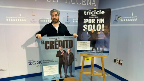 Francisco Barbancho, concejal de Cultura, durante la presentaci&oacute;n de ciclo de teatro de humor