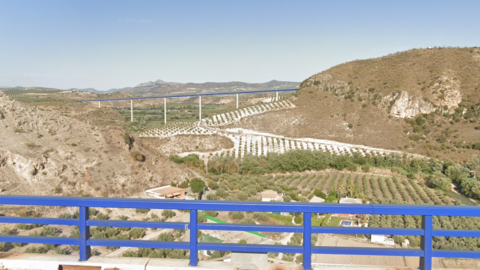 Viaducto R&iacute;o Genil autov&iacute;a A-45 Benamej&iacute; puente