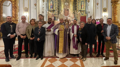Visita del Obispo de C&oacute;rdoba a Palenciana