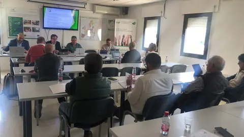 Junta directiva del GDR Subb&eacute;tica del pasado 30 de abril