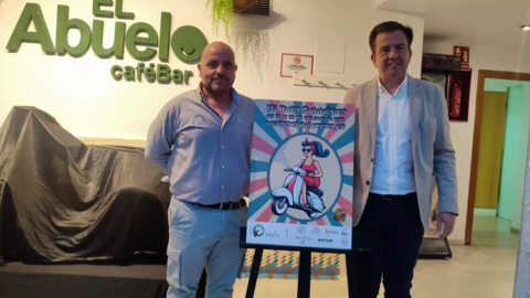 Presentaci&oacute;n del cartel de la Ruta Subb&eacute;tica en Vespa
