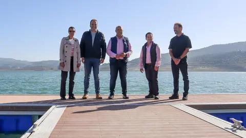 Presentación pantalán Pantano de Iznájar