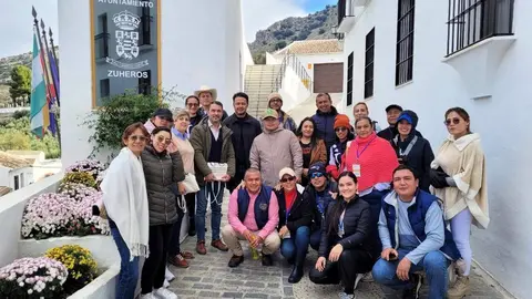 Participantes del II Programa de L&iacute;deres Sociales, organizado por la UNAD UE junto con Juan Manuel Poyato, alcalde de Zuherios