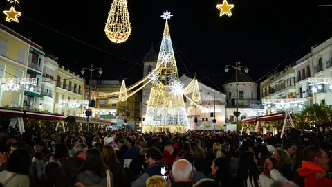 Encendido del alumbrado especial de Navidad de Lucena