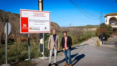Recepción Camino Rural de Almedinilla reparado por Diputaci&oacute;n