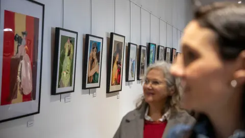 Inauguración de la exposición Julio Romero de Torres