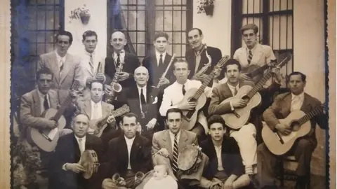'Auroros de Priego'. Foto hist&oacute;rica