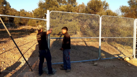 Concluyen los trabajos de vallado del recinto fortificado de Morana, en Lucena
