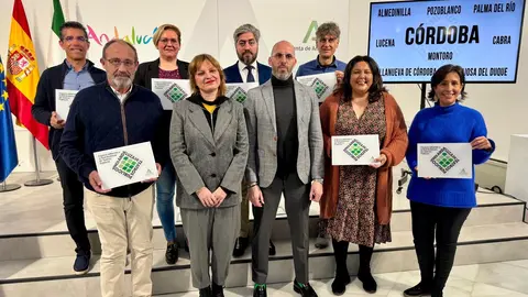 Representantes de los municipios cordobeses pertenecientes a la Red de Teatros Públicos en 2025
