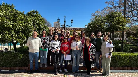 Foto de grupo de los asistentes al curso de formaci&oacute;n impartido por EUROPARC