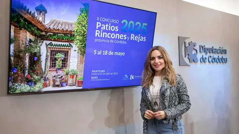 Narci Ruiz presenta el X Concurso de Patios de la Provincia