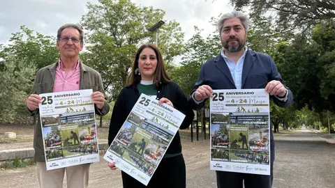 Paco Casas, Mar&iacute;a Camacho y Francisco Barbancho, durante la presentaci&oacute;n de las actividades