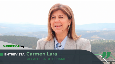 Carmen Lara, alcaldesa de Benamejí, durante su entrevista con Subb&eacute;ticaHoy