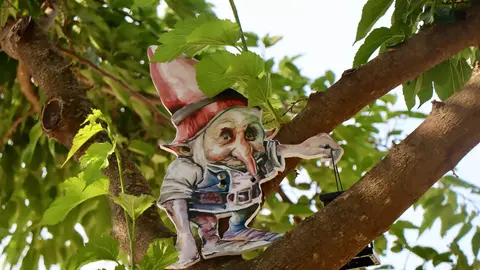 Tomte, ecoduende de los animales, uno de los duendecillos que se han adue&ntilde;ado del Parque Europa a trav&eacute;s de este iniciativa did&aacute;ctica