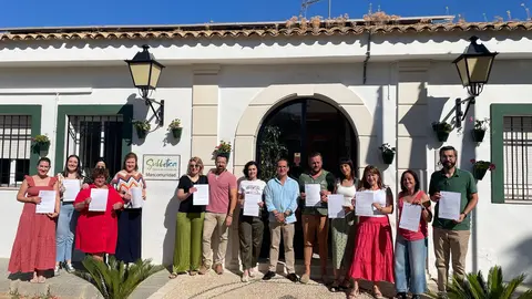 T&eacute;cnicos participantes en este curso de formaci&oacute;n a las puertas de la Mancomunidad