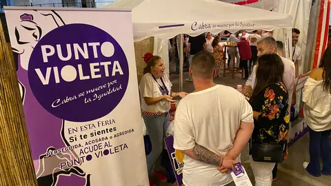 Punto Violeta en la Real Feria y Fiestas de Cabra. (Imagen de archivo)