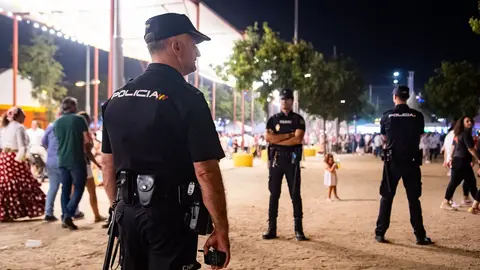 Operativo policial en la Feria del Valle. Archivo