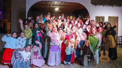 Participantes en el Belén viviente de Jauja del pasado a&ntilde;o