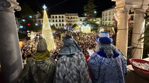 Priego en Navidad (Imagen de archivo)
