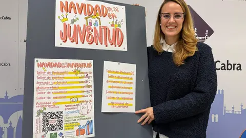 Sara Alguacil presenta la programación navideña de la Delegación de Juventud