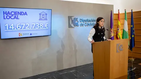 Presentación del presupuesto de la Delegación de Hacienda y Fondos Europeos de la Diputación de Córdoba