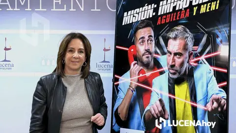 La delegada de Fiestas Araceli Rodr&iacute;guez durante la presentaci&oacute;n.