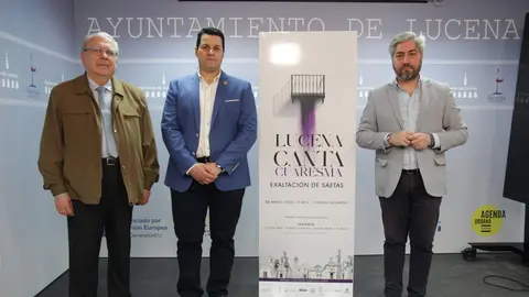 Presentacion de la celebraci&oacute;n de la Exaltaci&oacute;n a la Saeta &ldquo;Lucena canta Cuaresma&rdquo;.