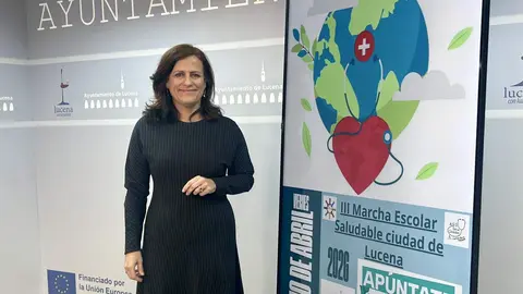 La edil de Salud, Miriam Ortiz, durante la presentaci&oacute;n de las actividades de la Semana de la Salud.