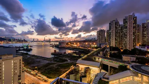 Vista nocturna de Panama City. foto: Freepik