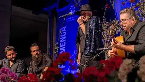 Una imagen de la pasada edici&oacute;n de la Vendimia Flamenca de Do&ntilde;a Menc&iacute;a en el Auditorio Iglesia Vieja | Imagen: Estudio Tres Jotas.