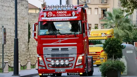 Un instante durante la presentaci&oacute;n del II Encuentro de Transportistas esta ma&ntilde;ana en la Casa de los Mora.
