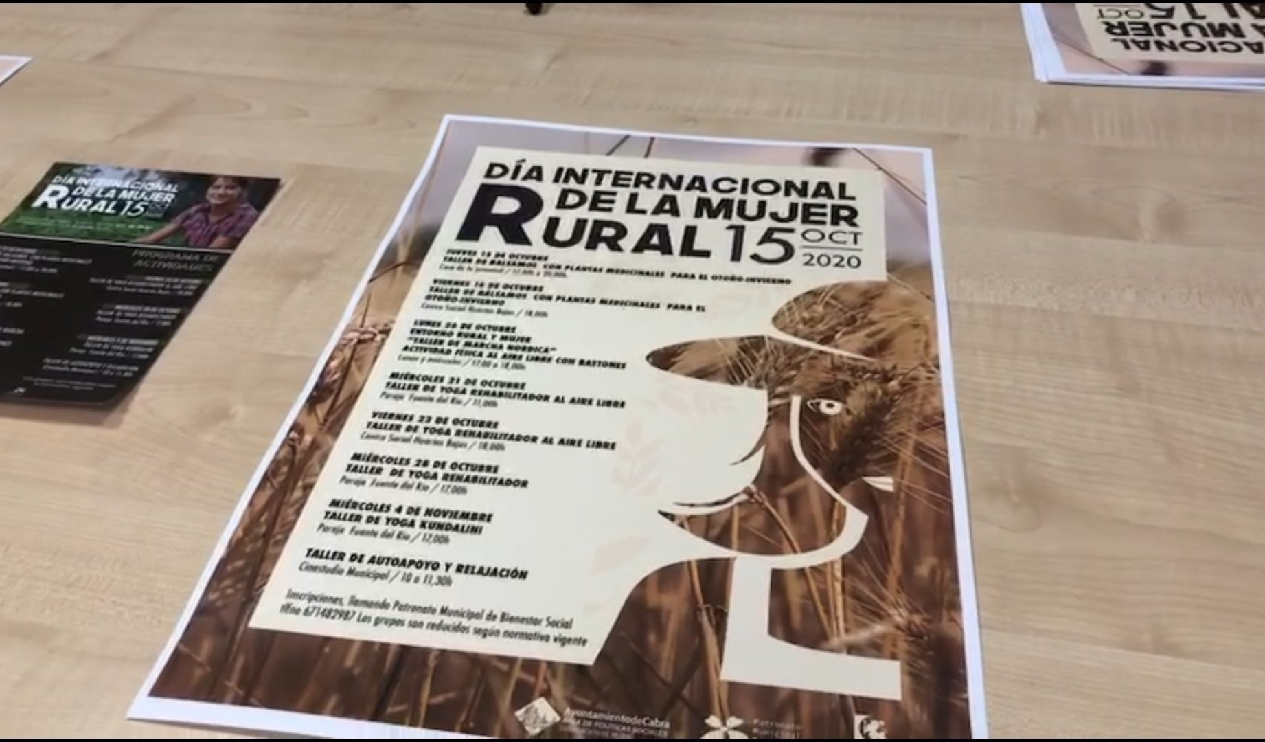 Cartel Cabra Día Mujer Rural
