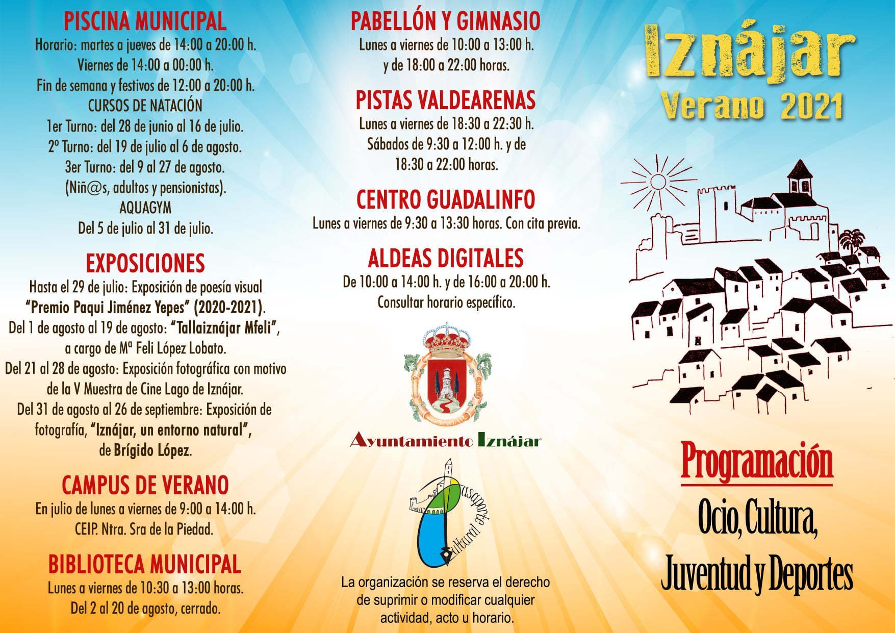 Programación Iznájar 1